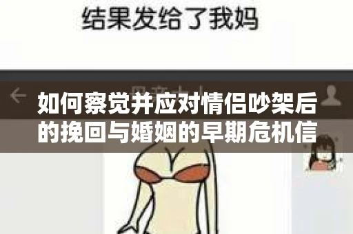 如何察觉并应对情侣吵架后的挽回与婚姻的早期危机信号？