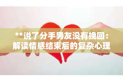 **说了分手男友没有挽回：解读情感结束后的复杂心理与现实**