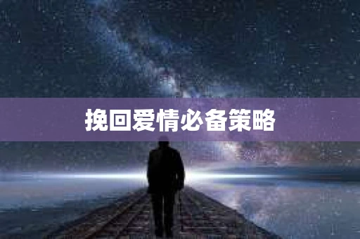 挽回爱情必备策略