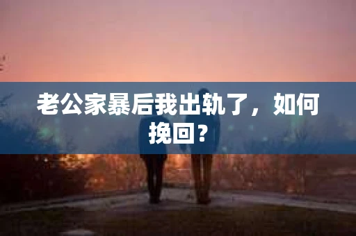 老公家暴后我出轨了，如何挽回？