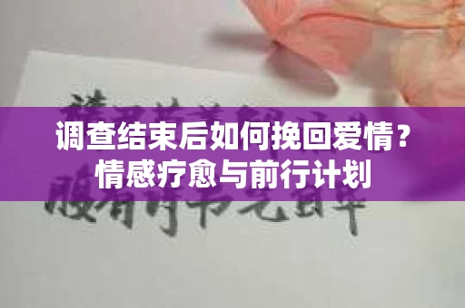 调查结束后如何挽回爱情？情感疗愈与前行计划