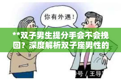 **双子男生提分手会不会挽回？深度解析双子座男性的情感决策**