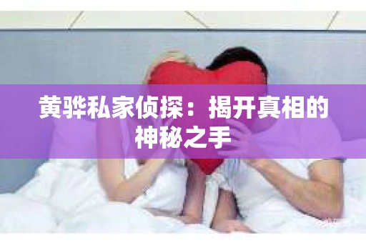 黄骅私家侦探：揭开真相的神秘之手