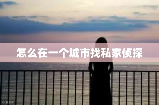 怎么在一个城市找私家侦探