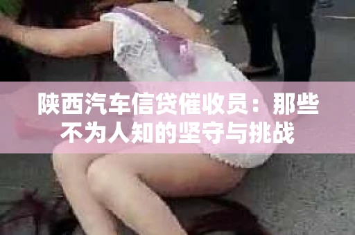 陕西汽车信贷催收员：那些不为人知的坚守与挑战