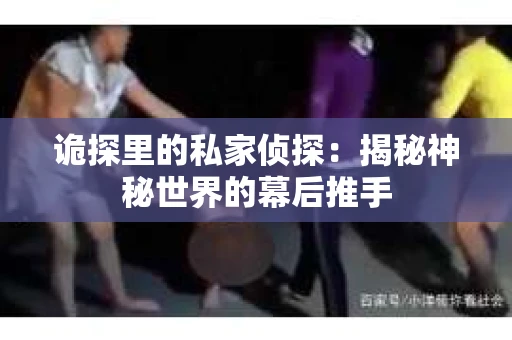 诡探里的私家侦探：揭秘神秘世界的幕后推手