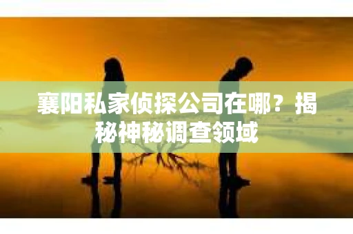 襄阳私家侦探公司在哪？揭秘神秘调查领域