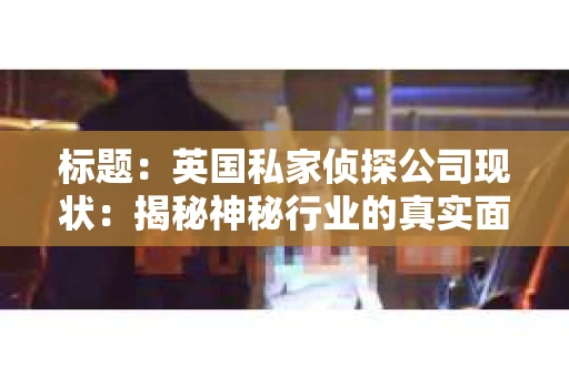 标题：英国私家侦探公司现状：揭秘神秘行业的真实面貌