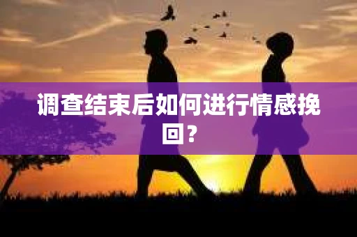 调查结束后如何进行情感挽回? 调查结束后如何进行情感挽回?