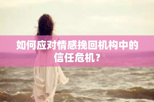 如何应对情感挽回机构中的信任危机？