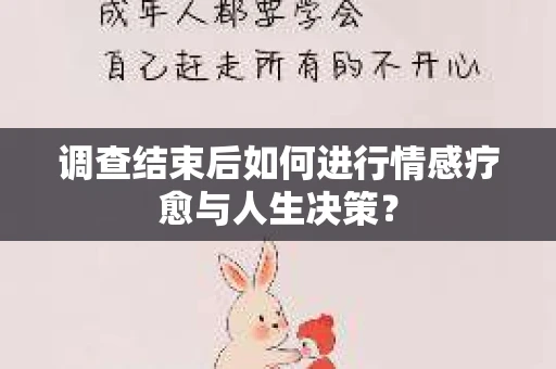 调查结束后如何进行情感疗愈与人生决策？
